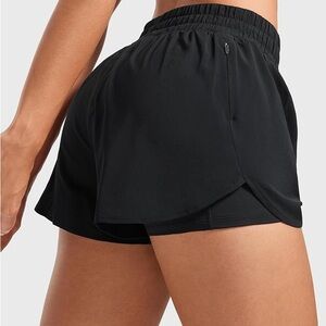 All in Motion Women's Black Athletic Shorts